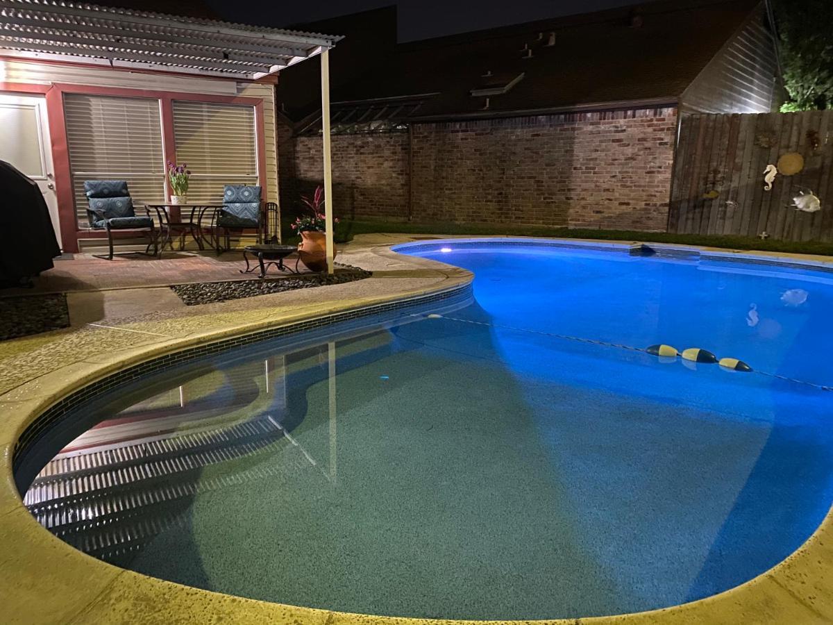 1976Houstongem Luminous Pvtpool & Hottub Dt20Mins For Lrg Families 6Beds 2Bath Vila Exterior foto