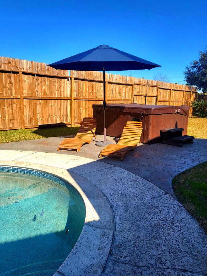 1976Houstongem Luminous Pvtpool & Hottub Dt20Mins For Lrg Families 6Beds 2Bath Vila Exterior foto